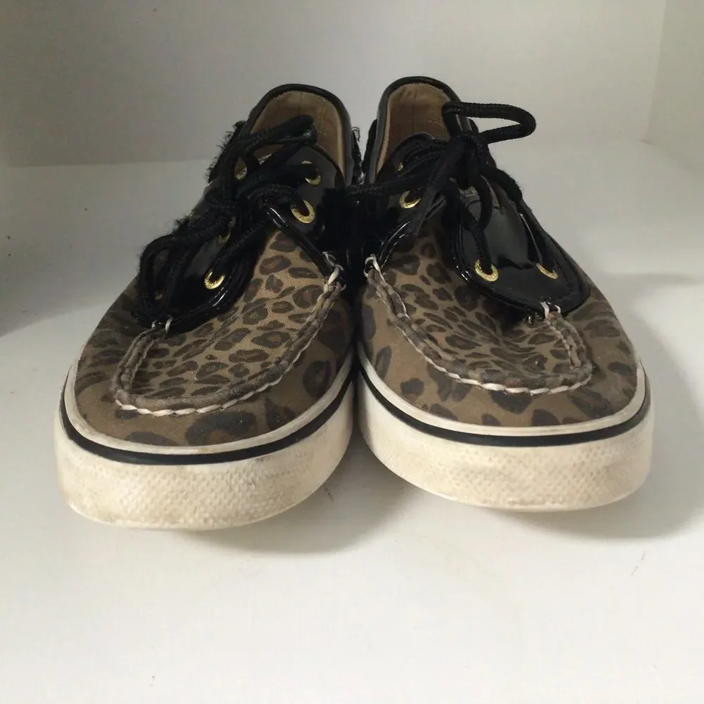 Sperry Top-Siders Animal Print Sz 7.5